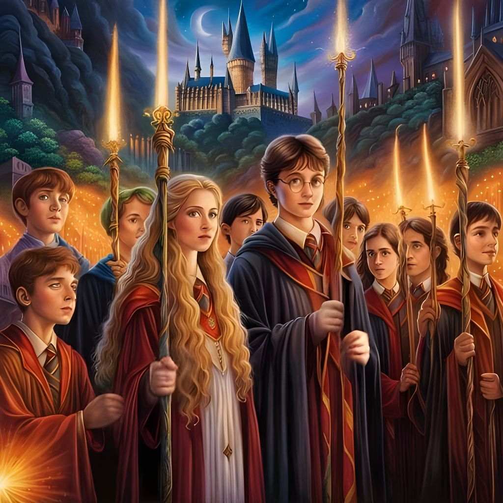 Dumbledore's Army pay their respects at their mentor's funer...