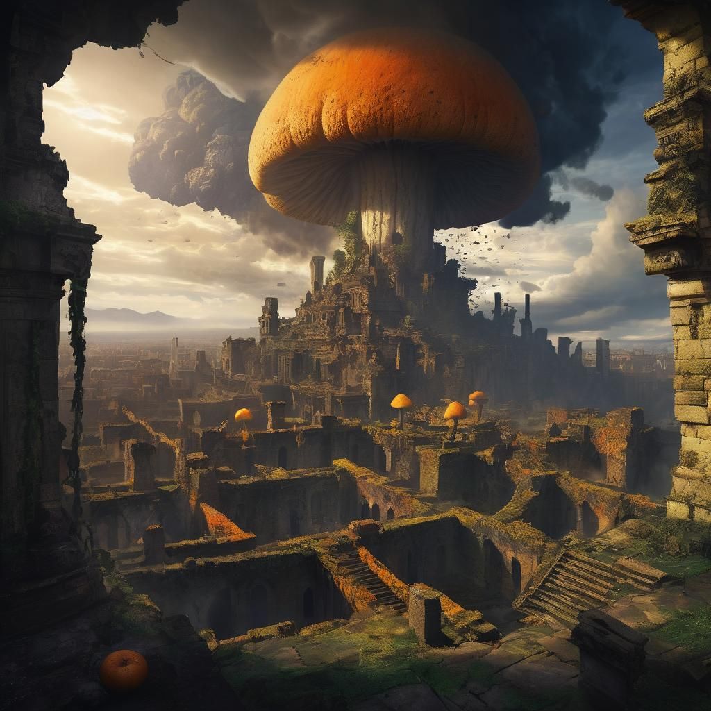 Ancient Apocalypse Concept Art in Unreal Engine 5