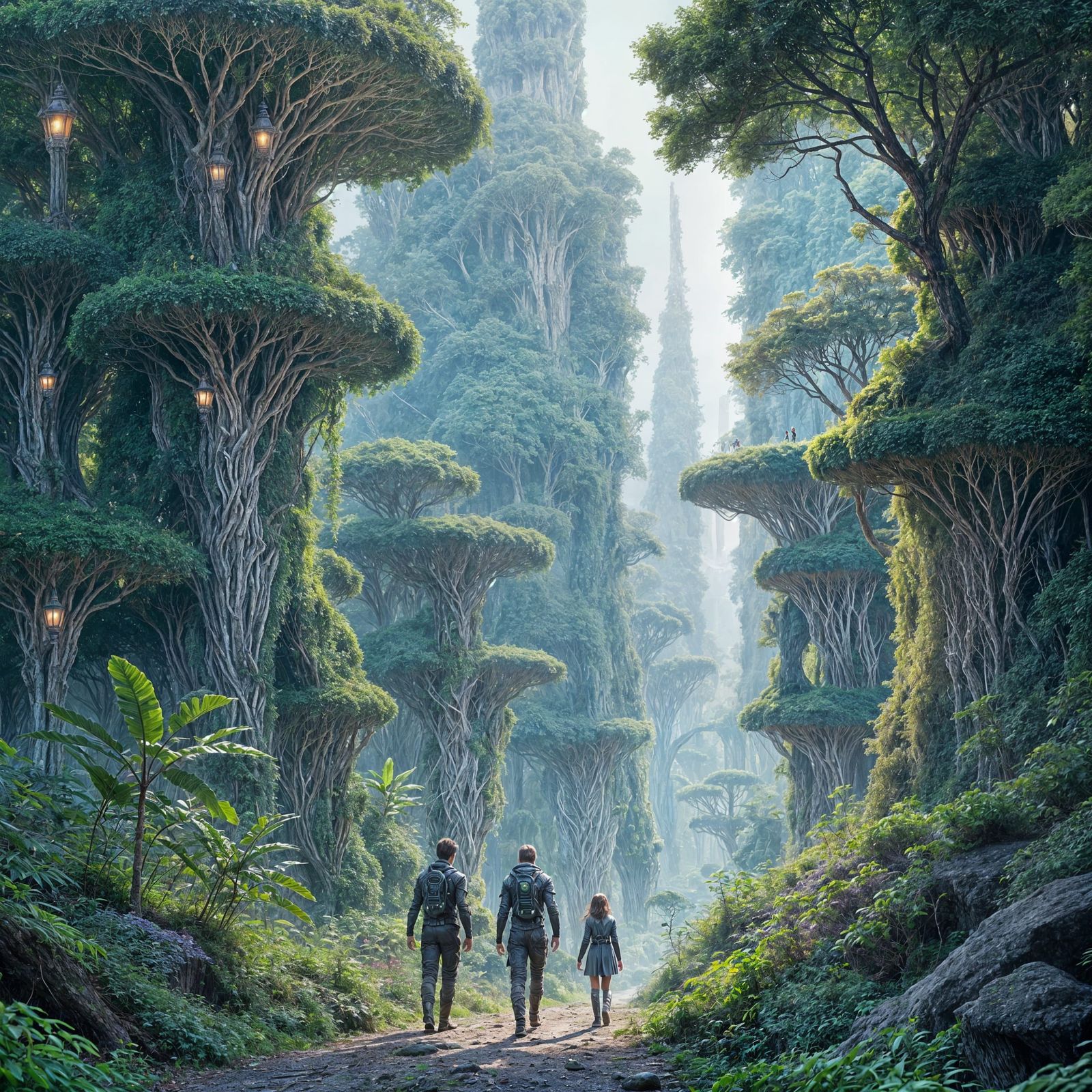 Symbiotic Future Earth: Nature and AI United