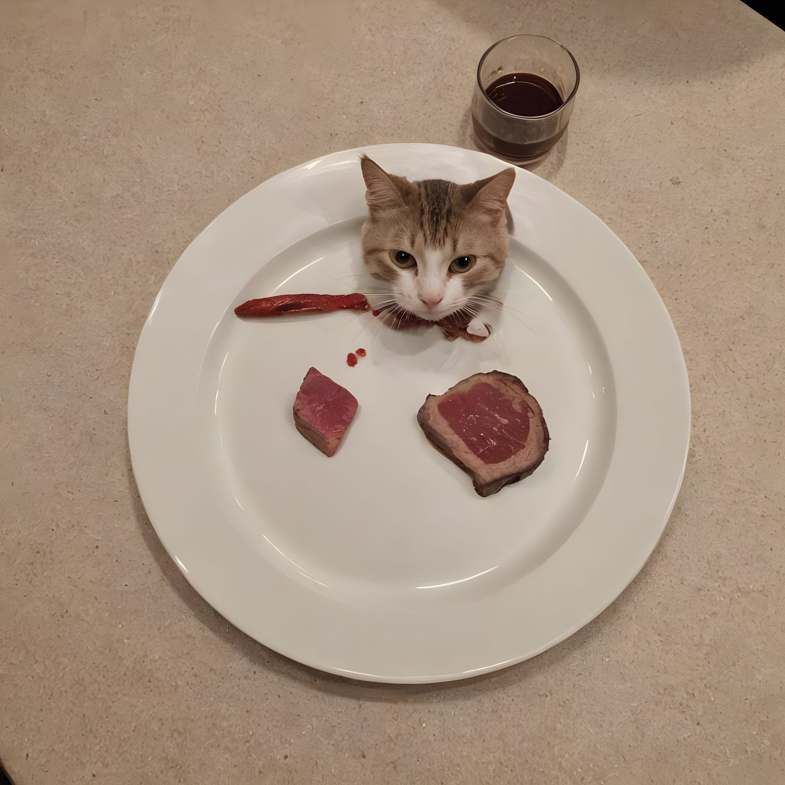 Cat Burglar: Steak Snatching Feline