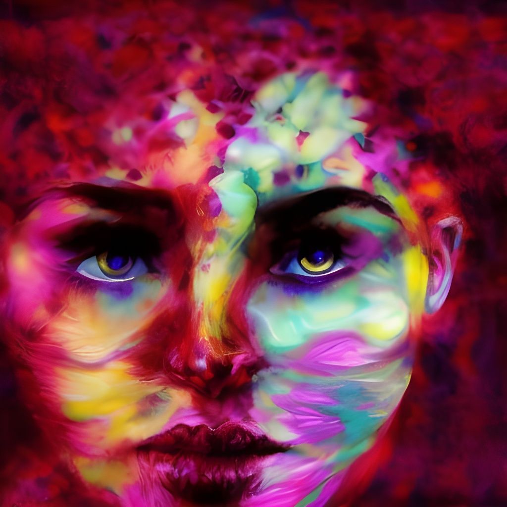 Exploding Angel: Hyperdetailed Embossed Photographic Portrai...