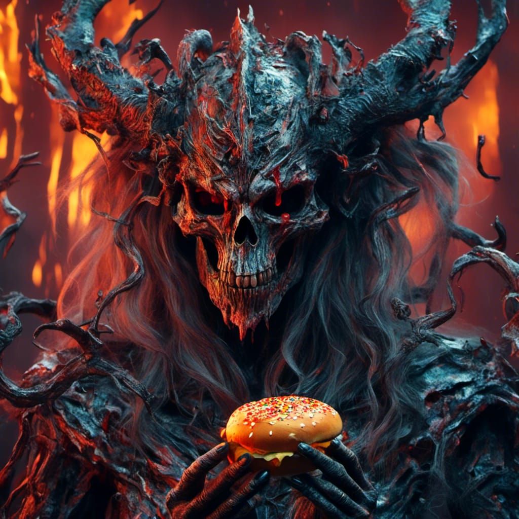 Angels at McDonalds Fast Food Hellhole