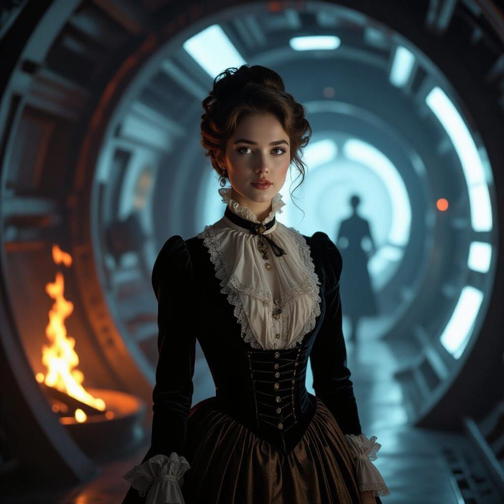 19th Century Aristocrat on 23rd Century Spaceship
