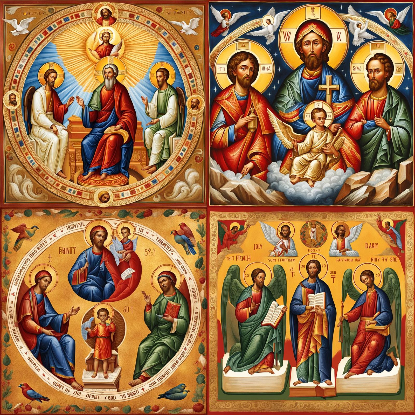 The Holy Trinity: Father, Son, and Holy Spirit