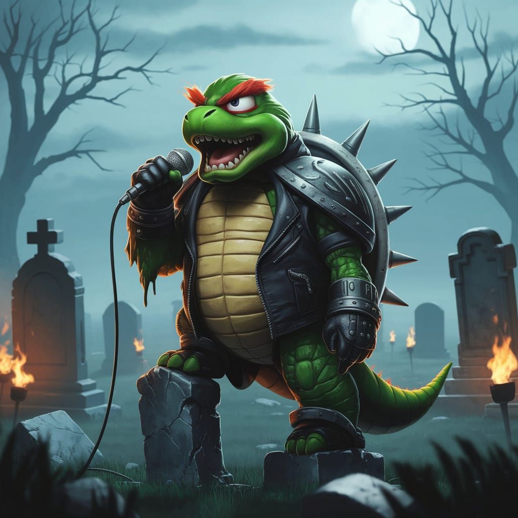 Koopa Troopa's Metal Concert in Graveyard