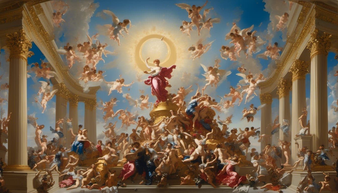 Celestial Dance: An AI Art Masterpiece