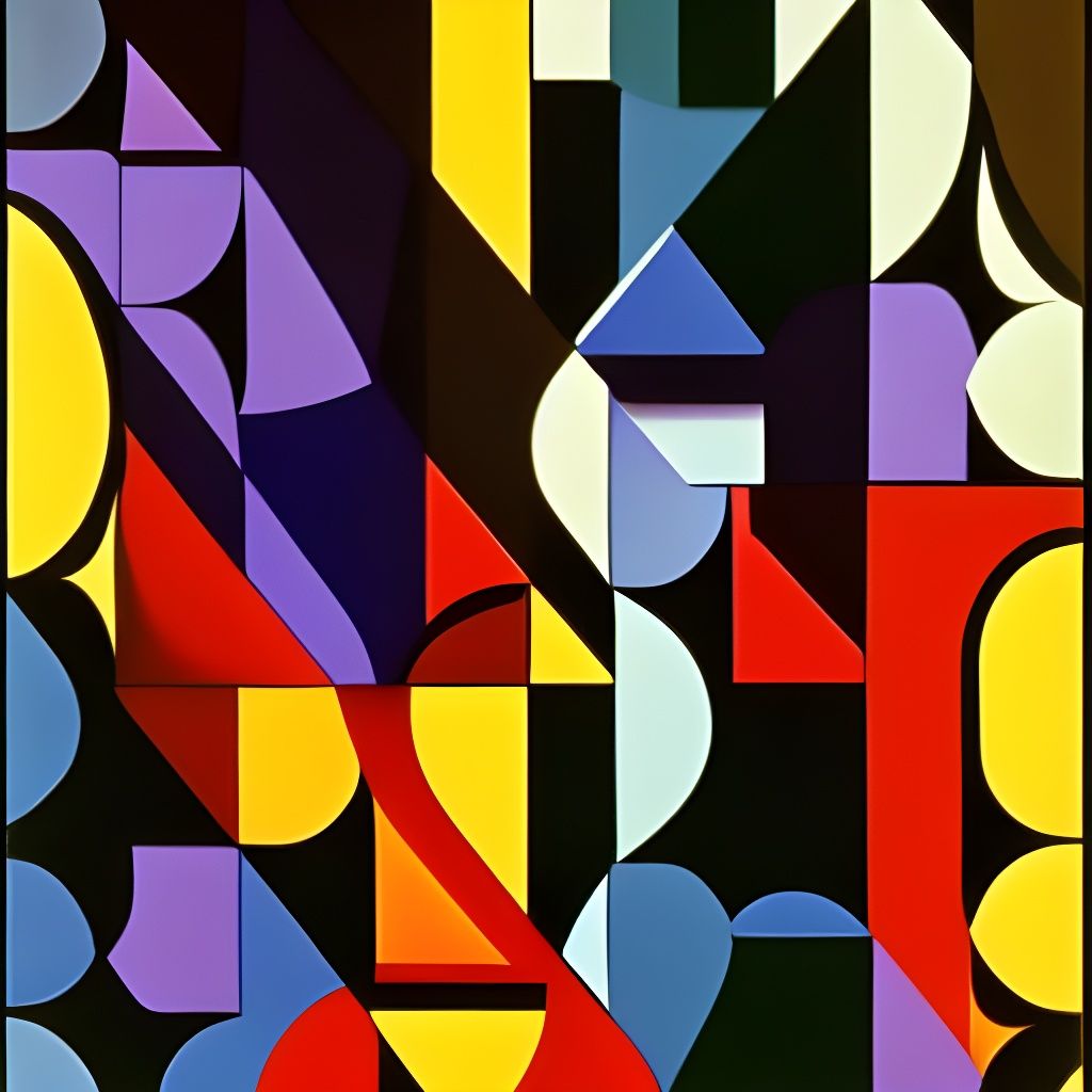 Detailed Op Art Frieze in High Resolution