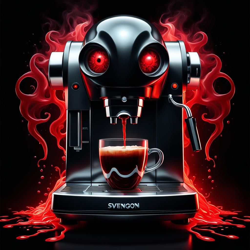 bloody coffee machine