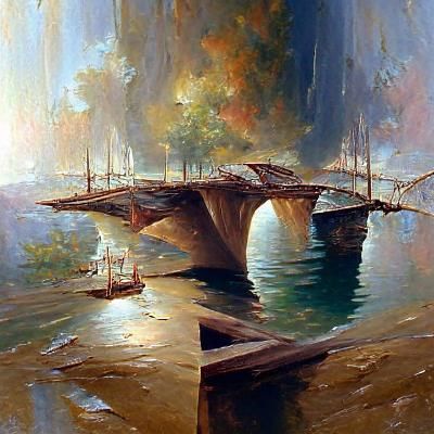 Bridges: An Oil Painting Inspired by James Gurney