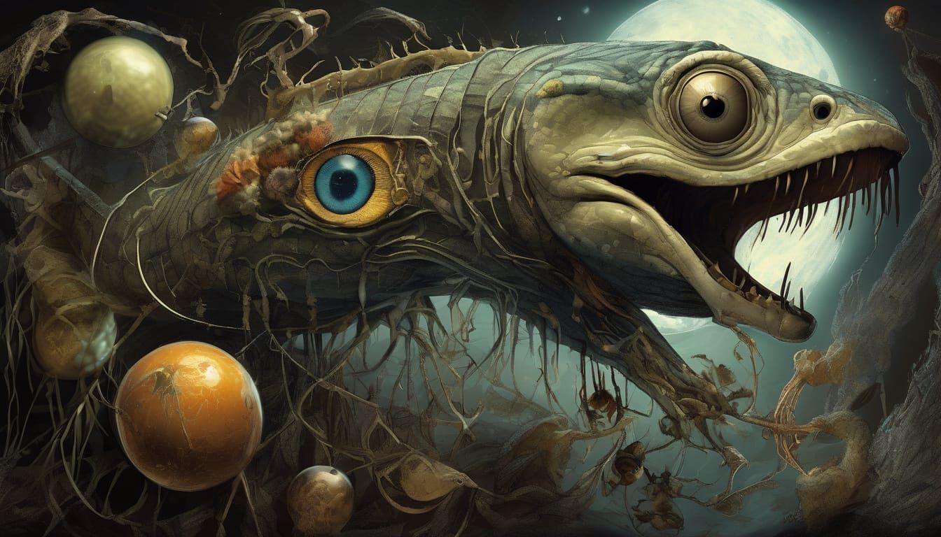 Hyperrealistic Art Nouveau Scene in Imperial Hues