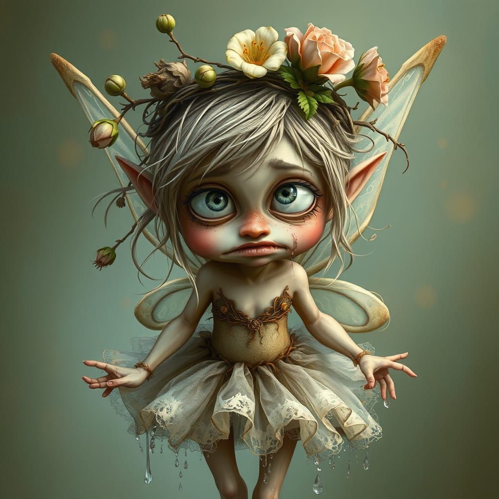 Enchanted Pixie in Whimsical Fantasy Style