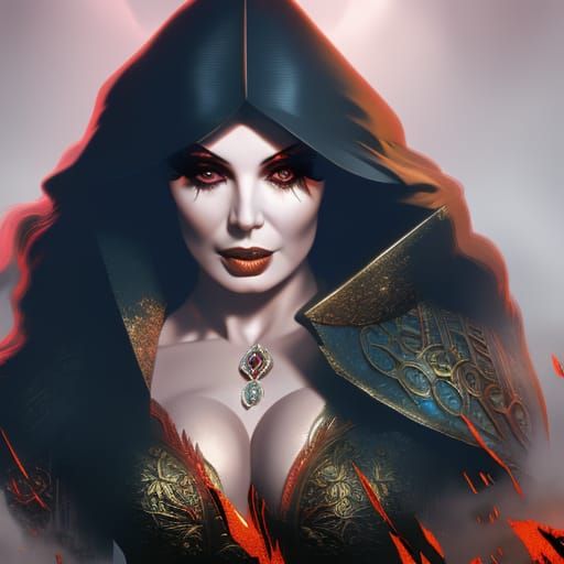 Edwige Fenech Vampire Horror Poster Art