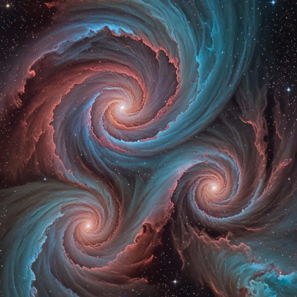The swirls of the trinebula