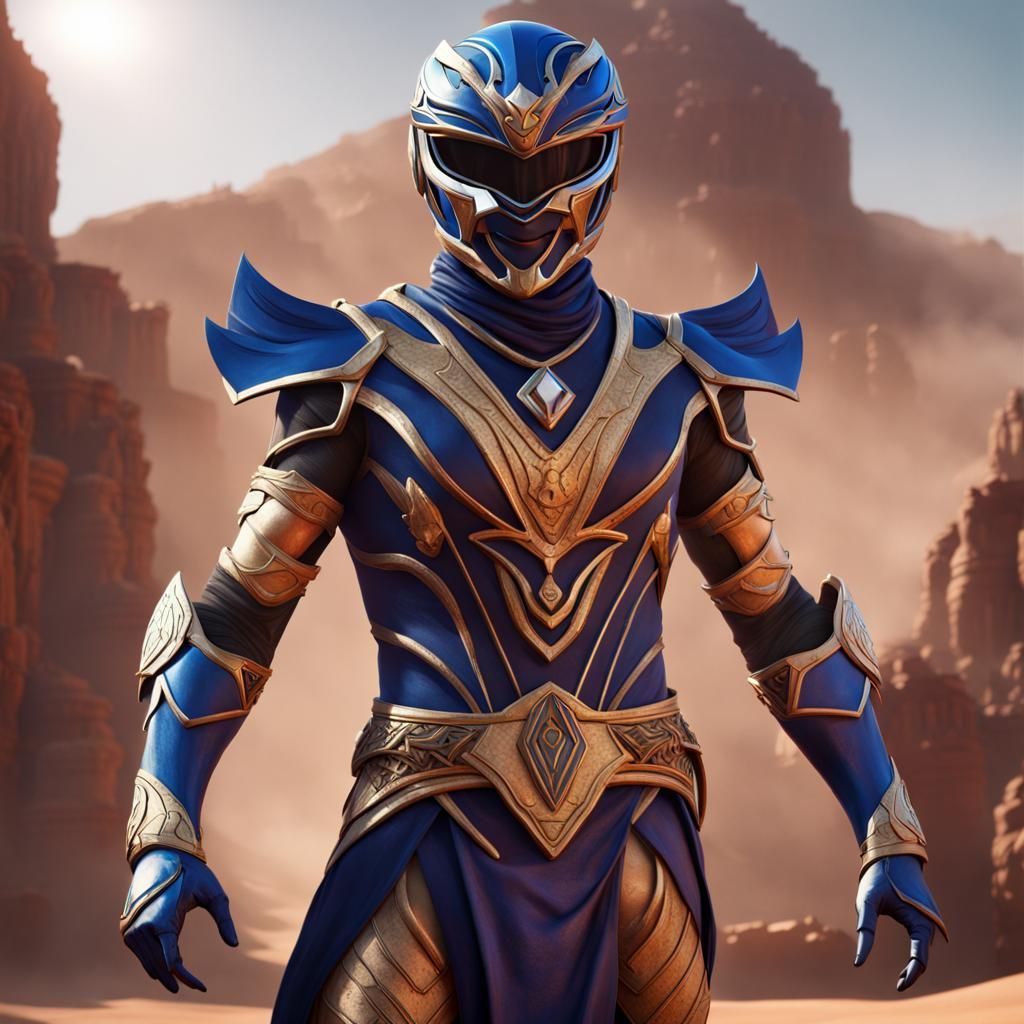 Arabian Power Ranger Concept Art in 8K
