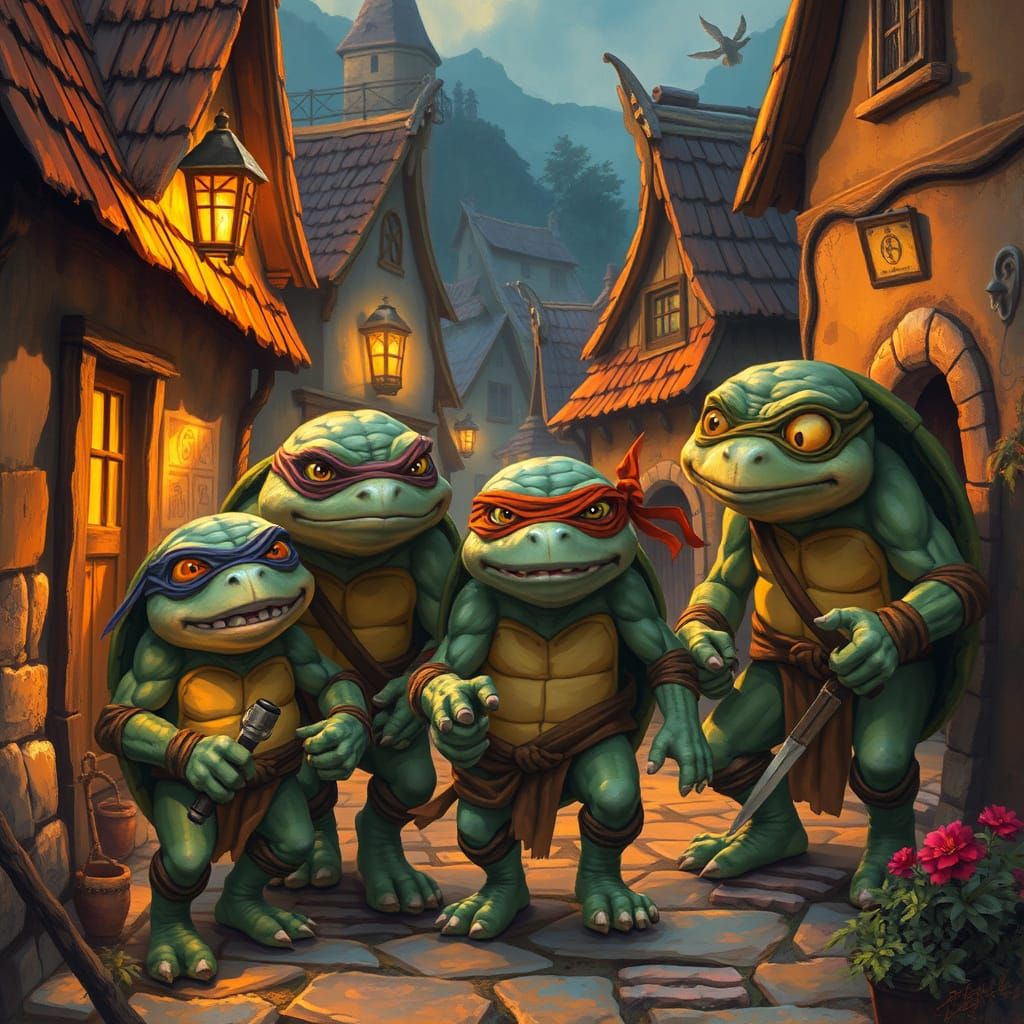 Fantastical Monster Family Visits Village in Soul's Fire Sty...