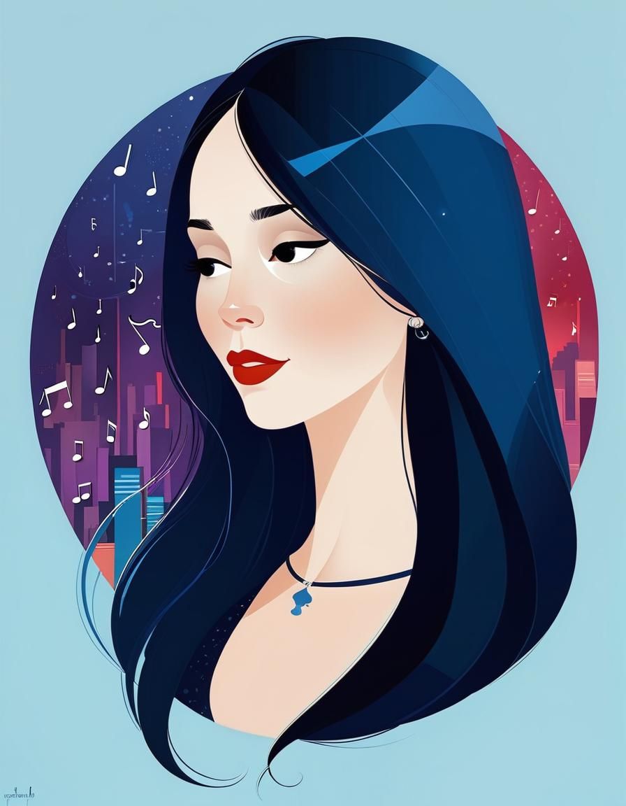 Dime's Worth of Music: Digital Illustration