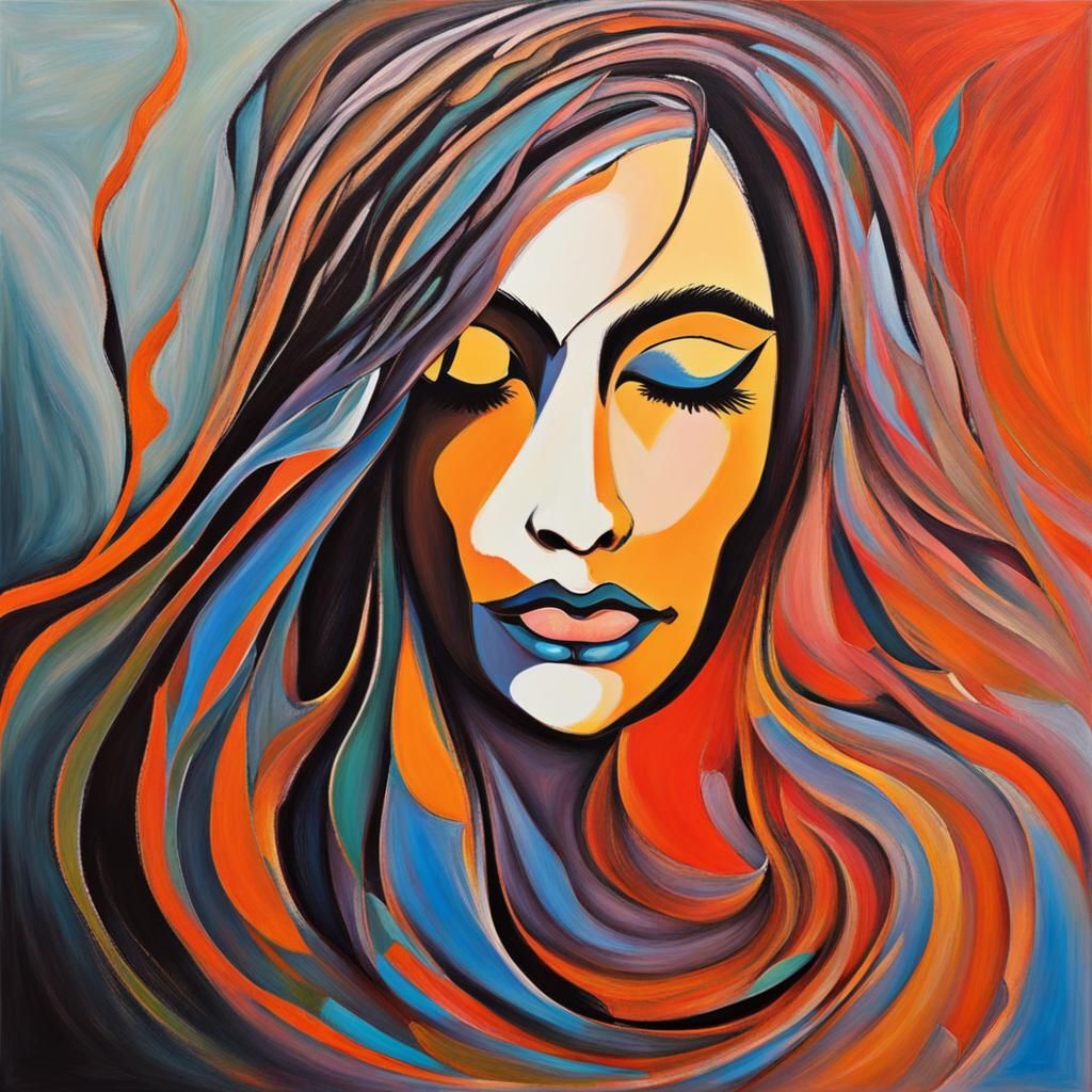 Abstract Art: Women, Life, Freedom in Color