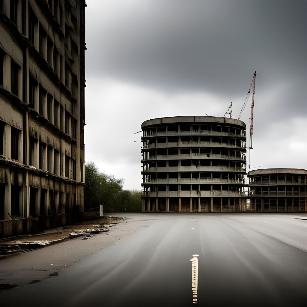Post-Apocalyptic London Streets in Cinematic Style