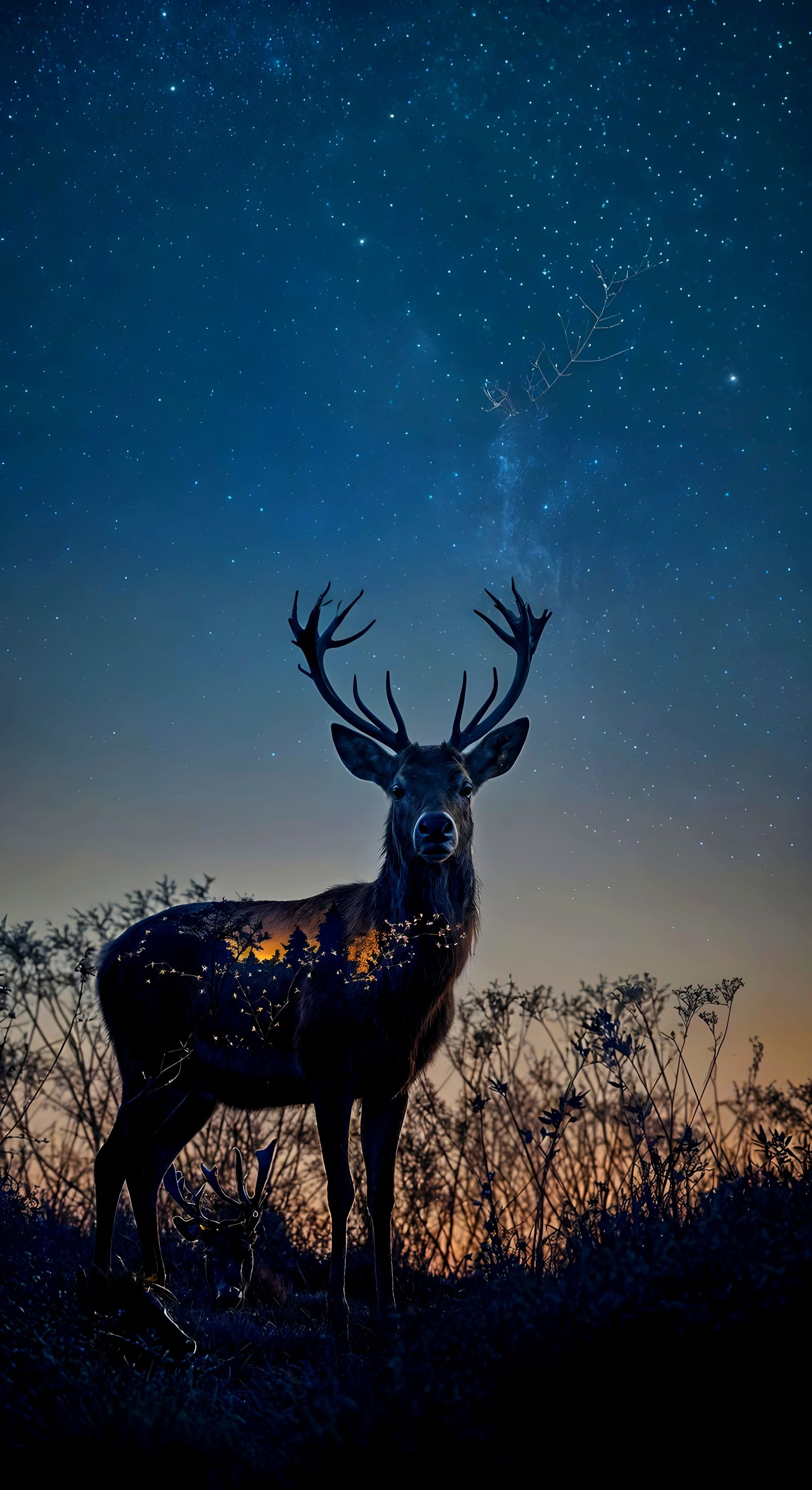 #4 Reindeer Silhouette