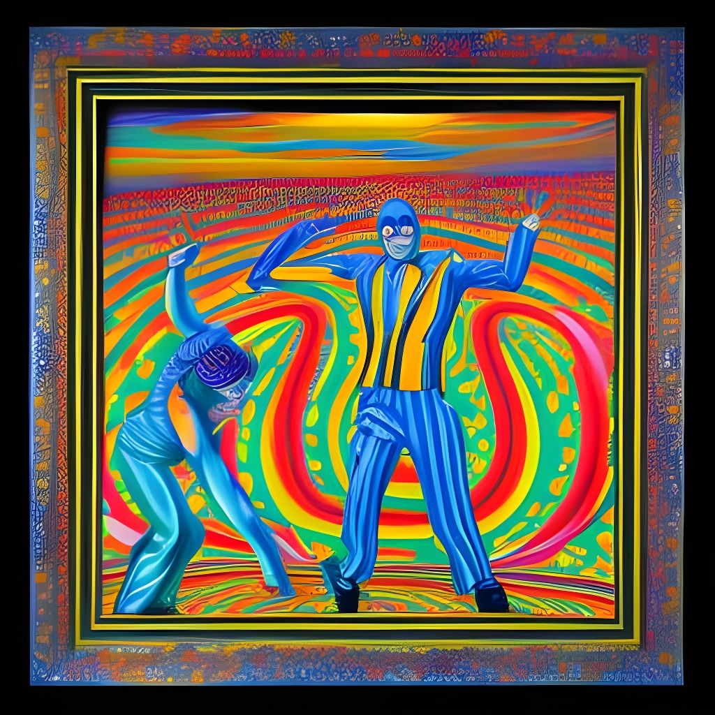 Psychedelic Gangnam Style as Visionary Art