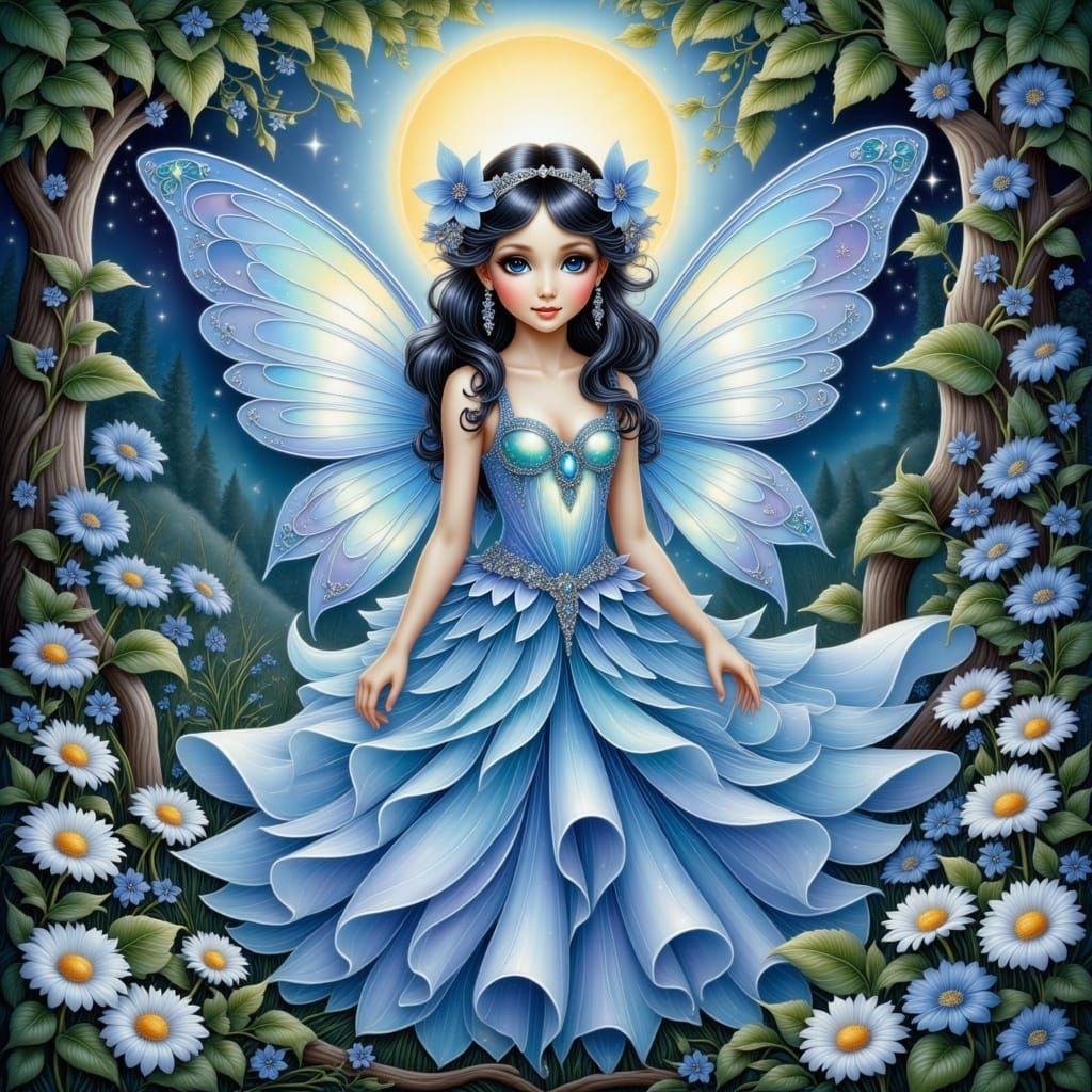 Fairy Goddess in a Blueberry World