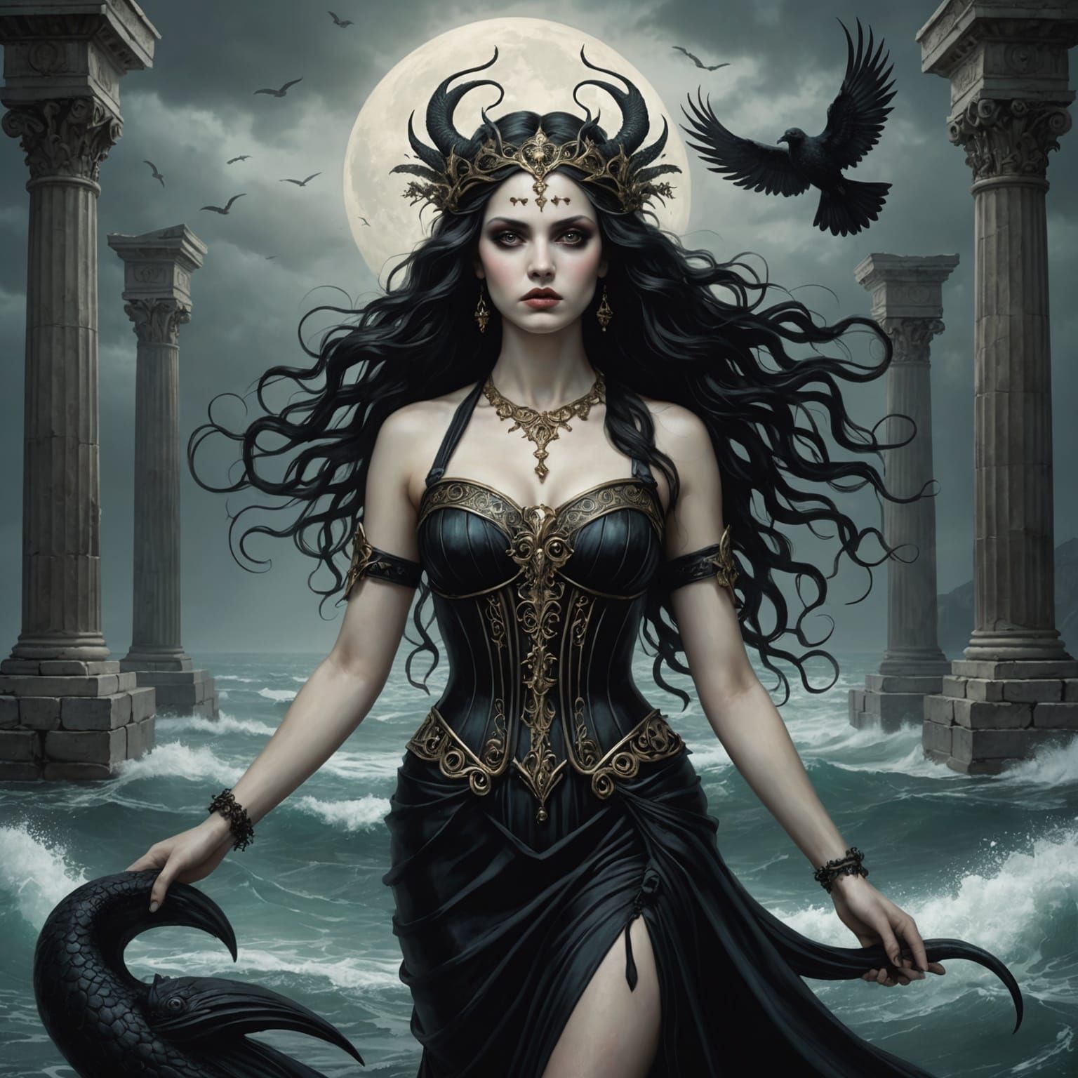 Gothic Siren of Greek Myth