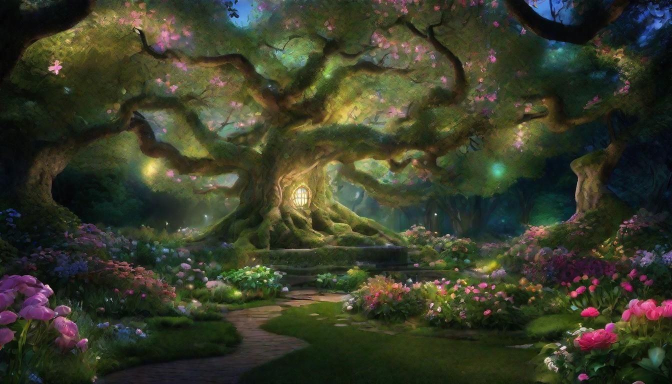 Enchanted Garden: Ideals as Magical Flowers and Creatures