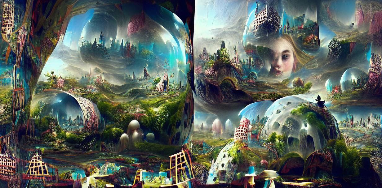 Alice in Wonderland Landscape by Jansson, Zawadzki and Beksi...
