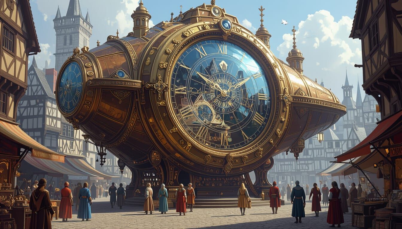 elaborate luxury time-machine