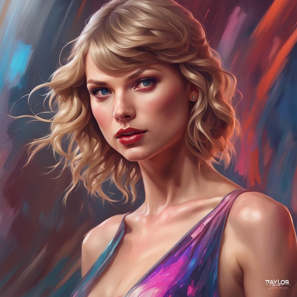 Taylor Swift Portrait by Rutkowski, Artgerm and Mucha