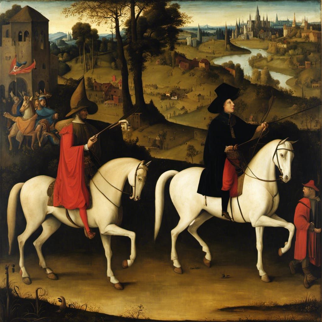 Joker and Thief Ride: Early Netherlandish Style