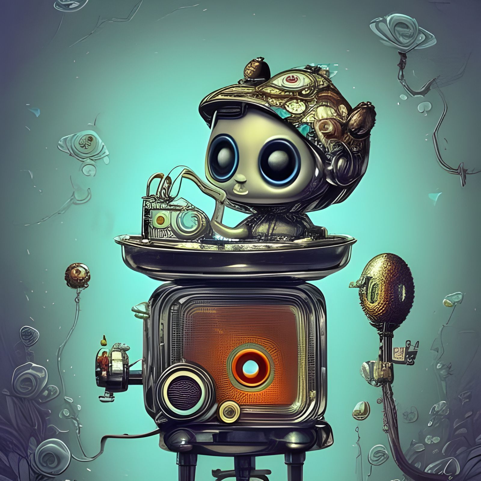 Blippi squirts the brown on his friend