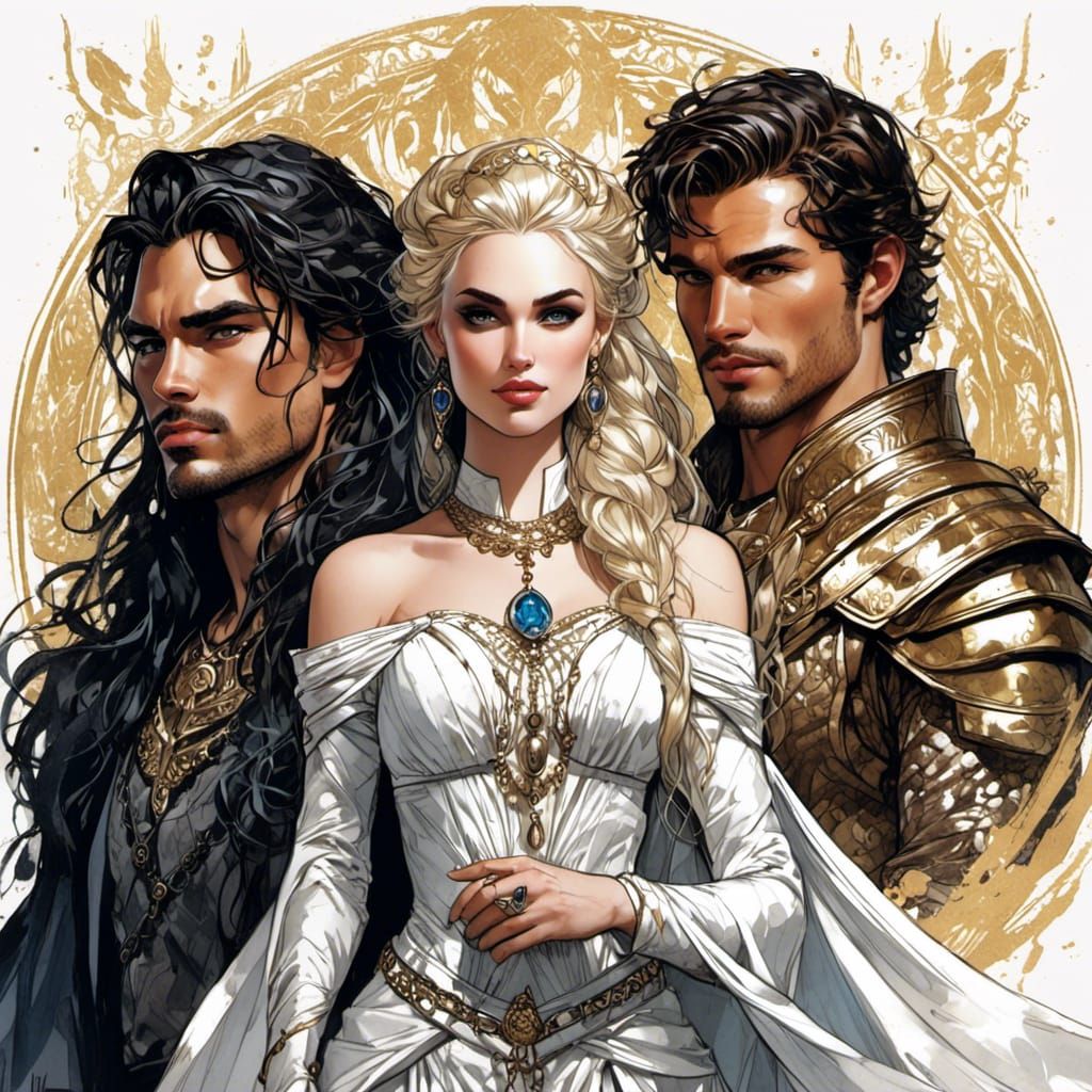 Fantasy High Lady and Inner Circle Portrait