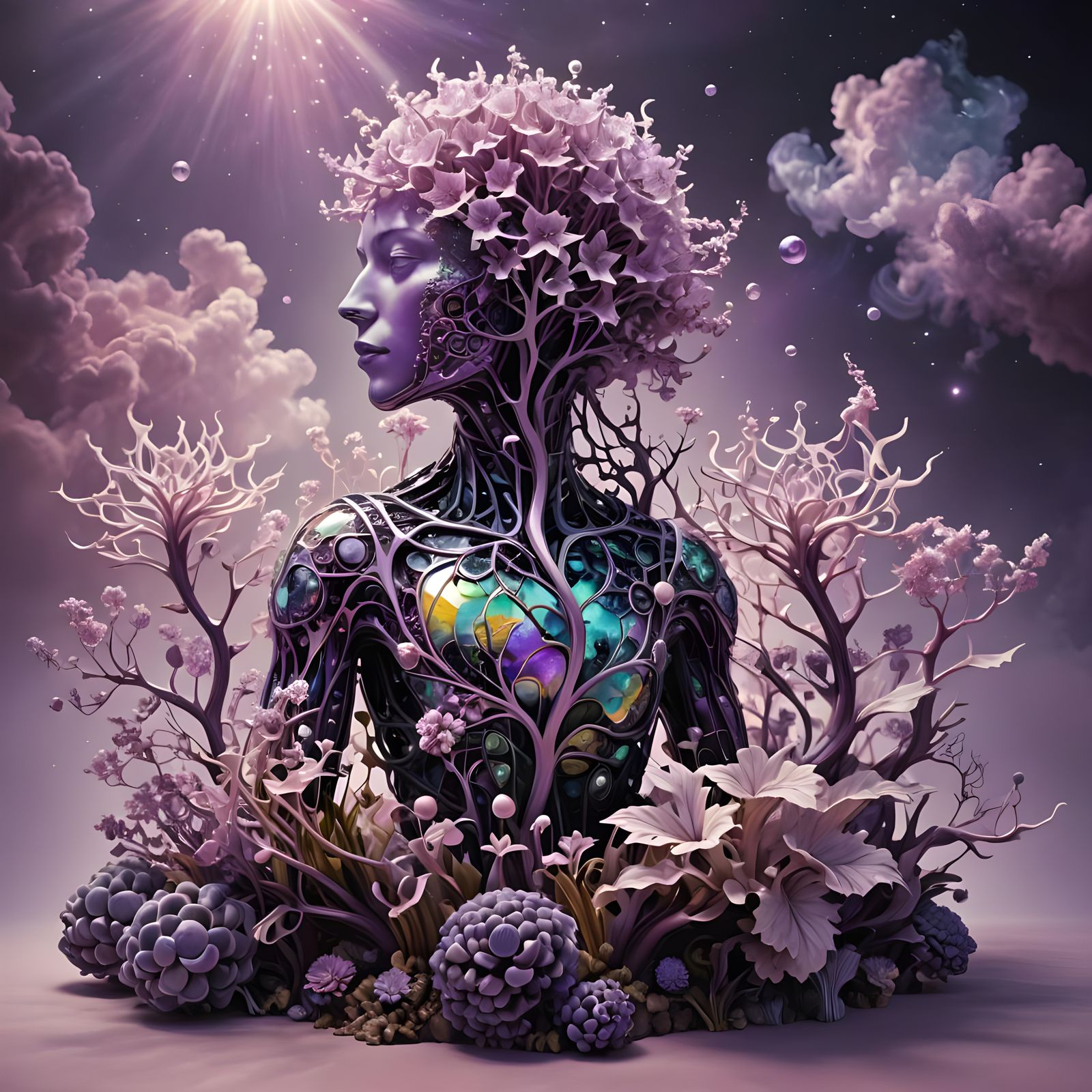 Fractal Vortex of Unconditional Love in Harmonious Alignment