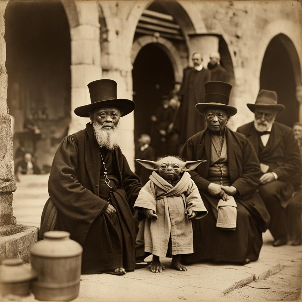 Baby Yoda Visits Croatia: 19th Century Photography