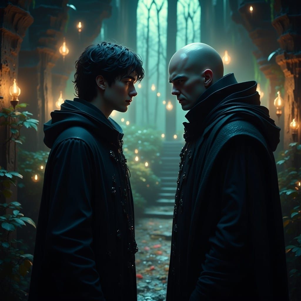 Harry Potter vs Voldemort: A Gritty Cinematic Duel