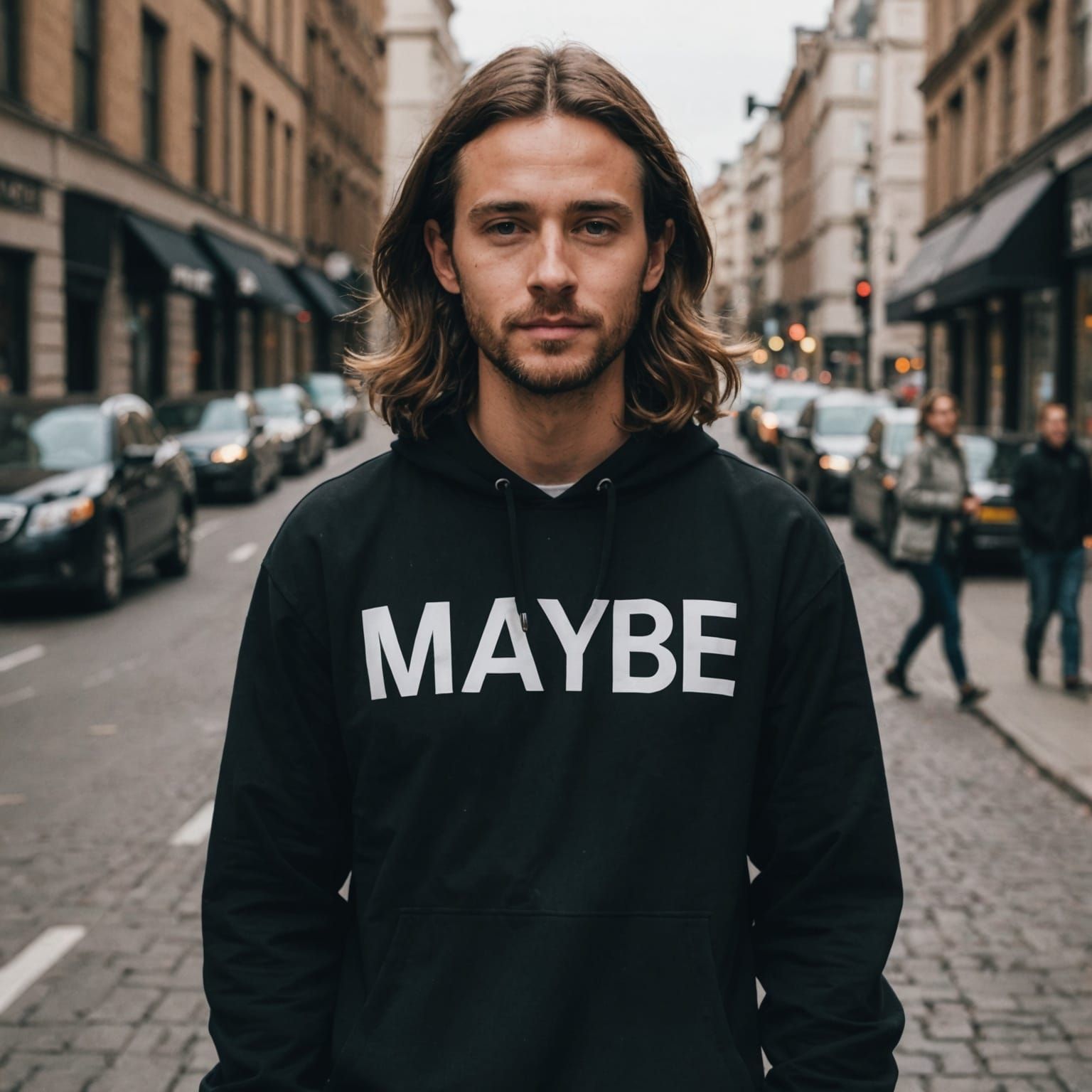 AI Generated Image of the Word Maybe