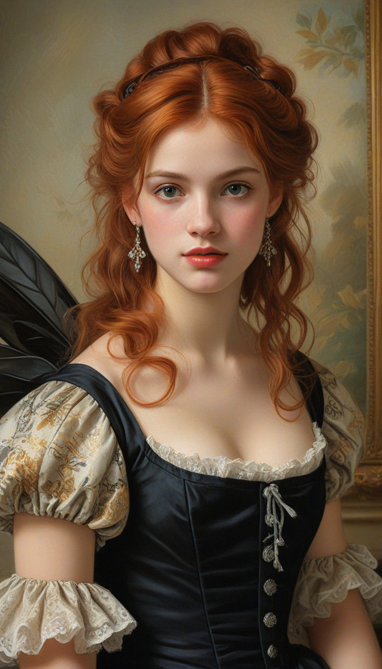 A Steampunk Fairy in Candlelit Castle Splendor