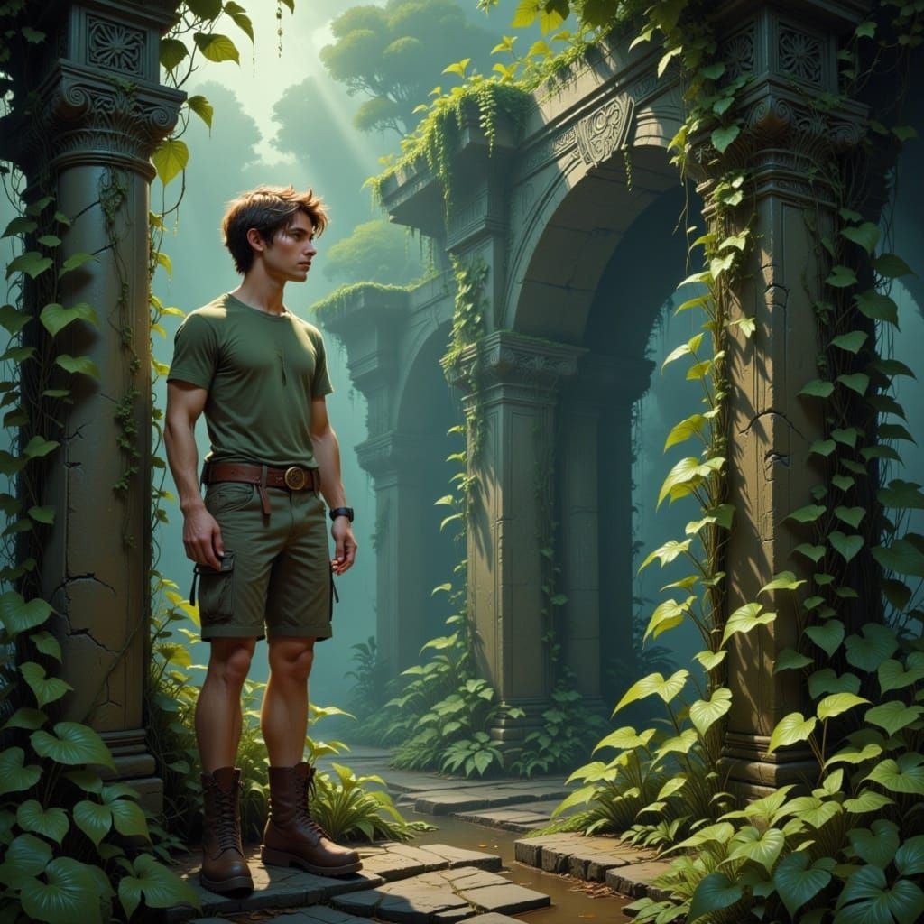 Lost Adventurer Discovers Jungle Ruin