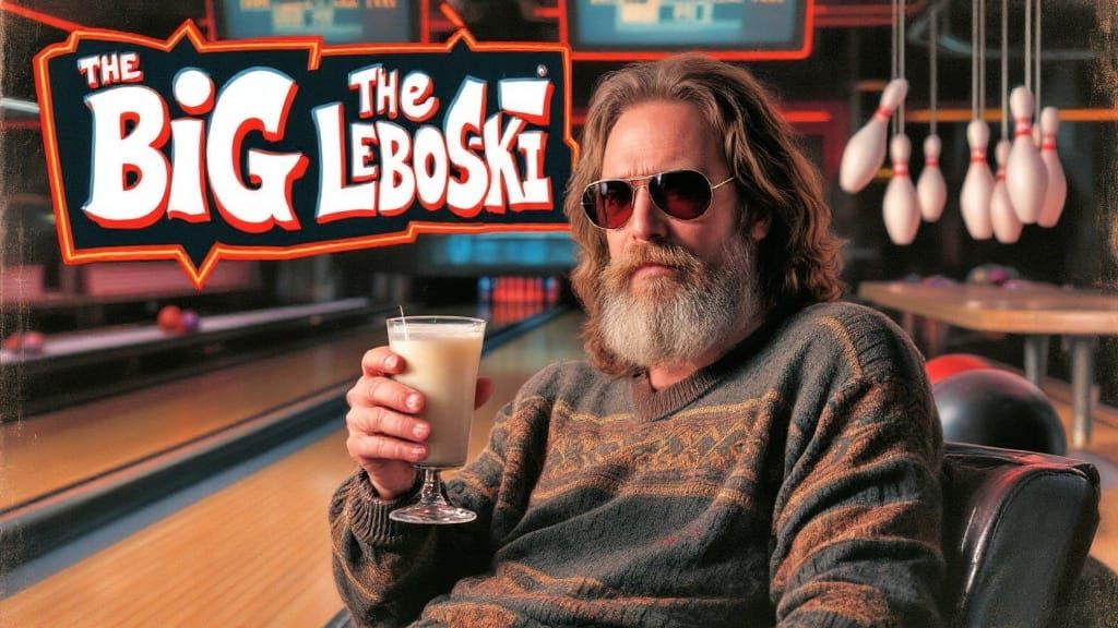 The Big Lebowski: Retro Poster Featuring The Dude