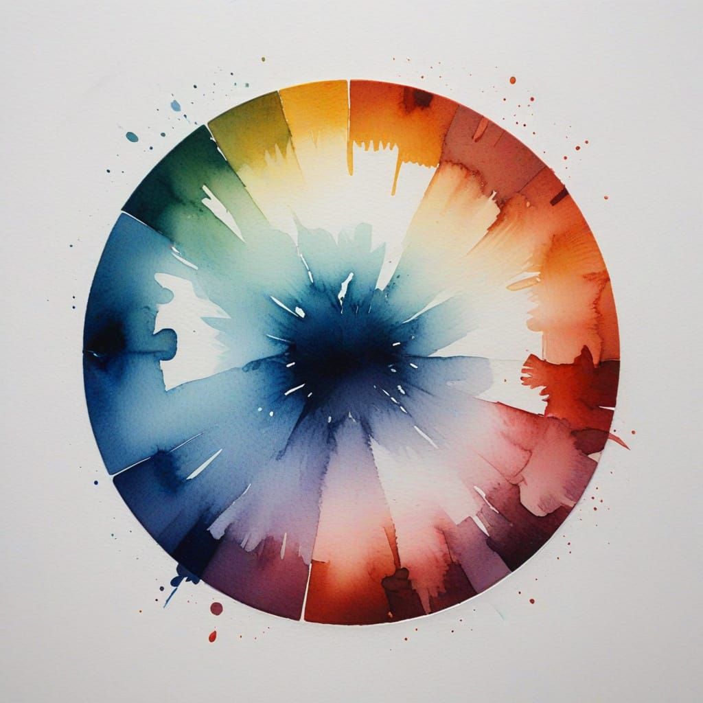 Whimsical Floral Masterpiece in Watercolor Style