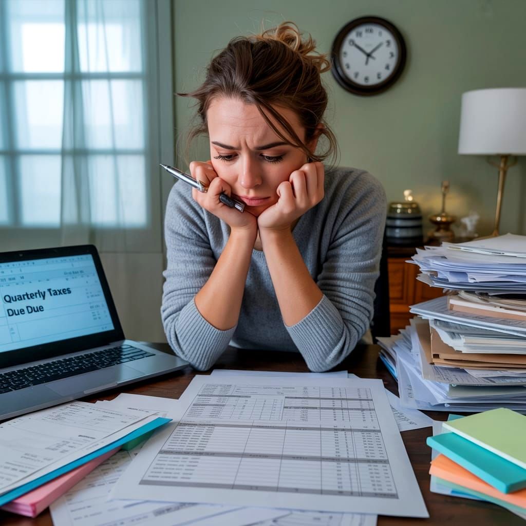 Stressed Business Owner and Looming Deadlines