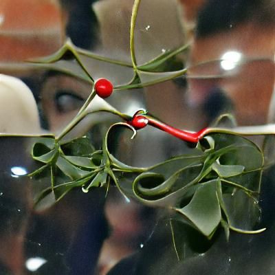 Mistletoe: A Winter Holiday Botanical Illustration