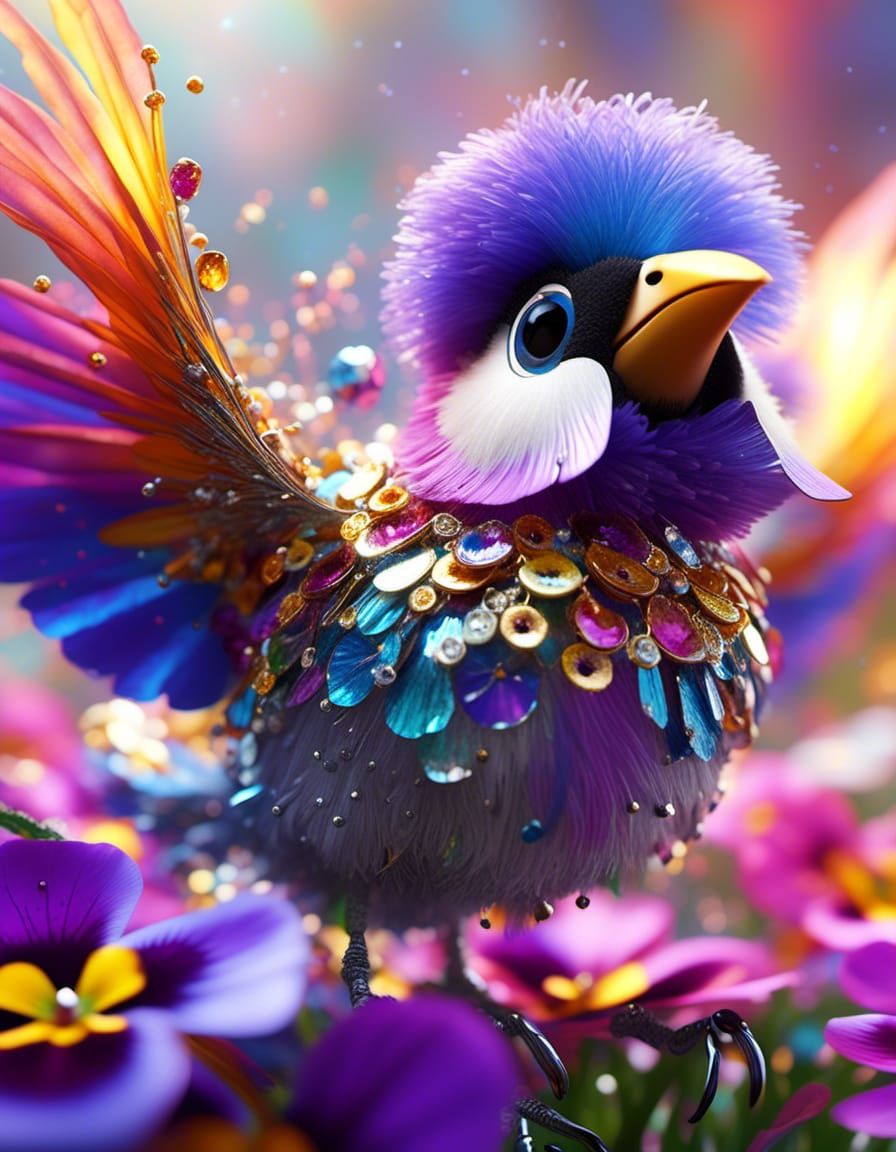 Purple bird 💜 4