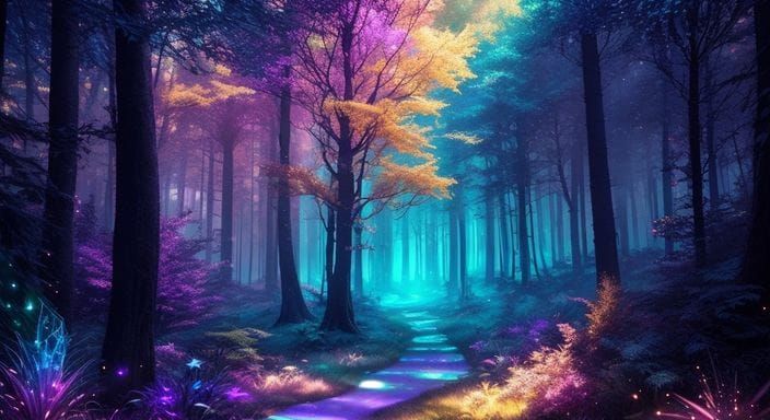 Rainbow Against Dark Sky: A Vivid Image