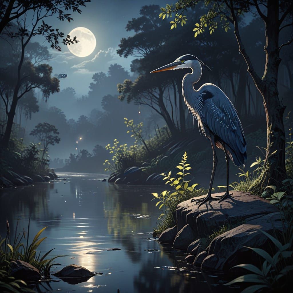 Night fishing
