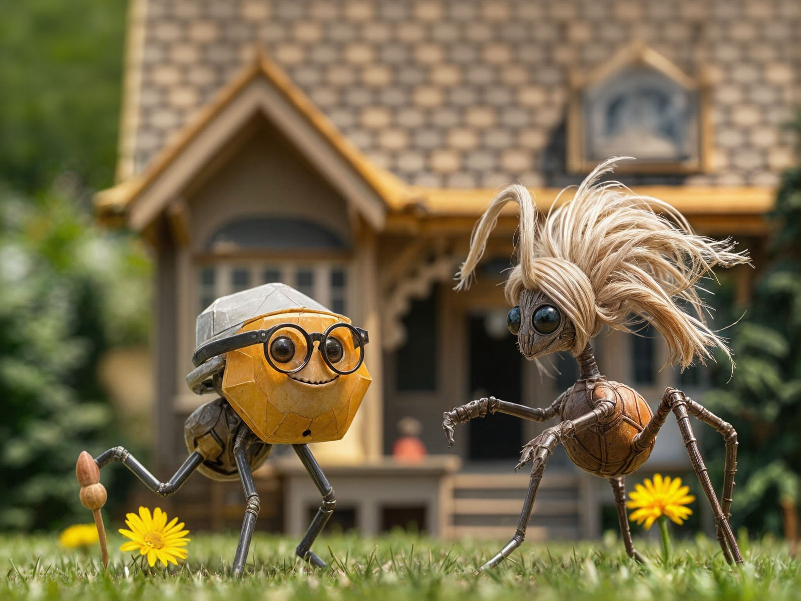 Bacteriophages in Microscopic World: Scientific and Stylized