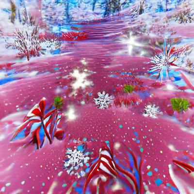 Colorful Winter Wonderland Walk in 8K Resolution