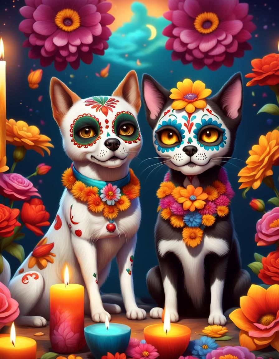 Day of the Dead Animals in Mexican Folk Art