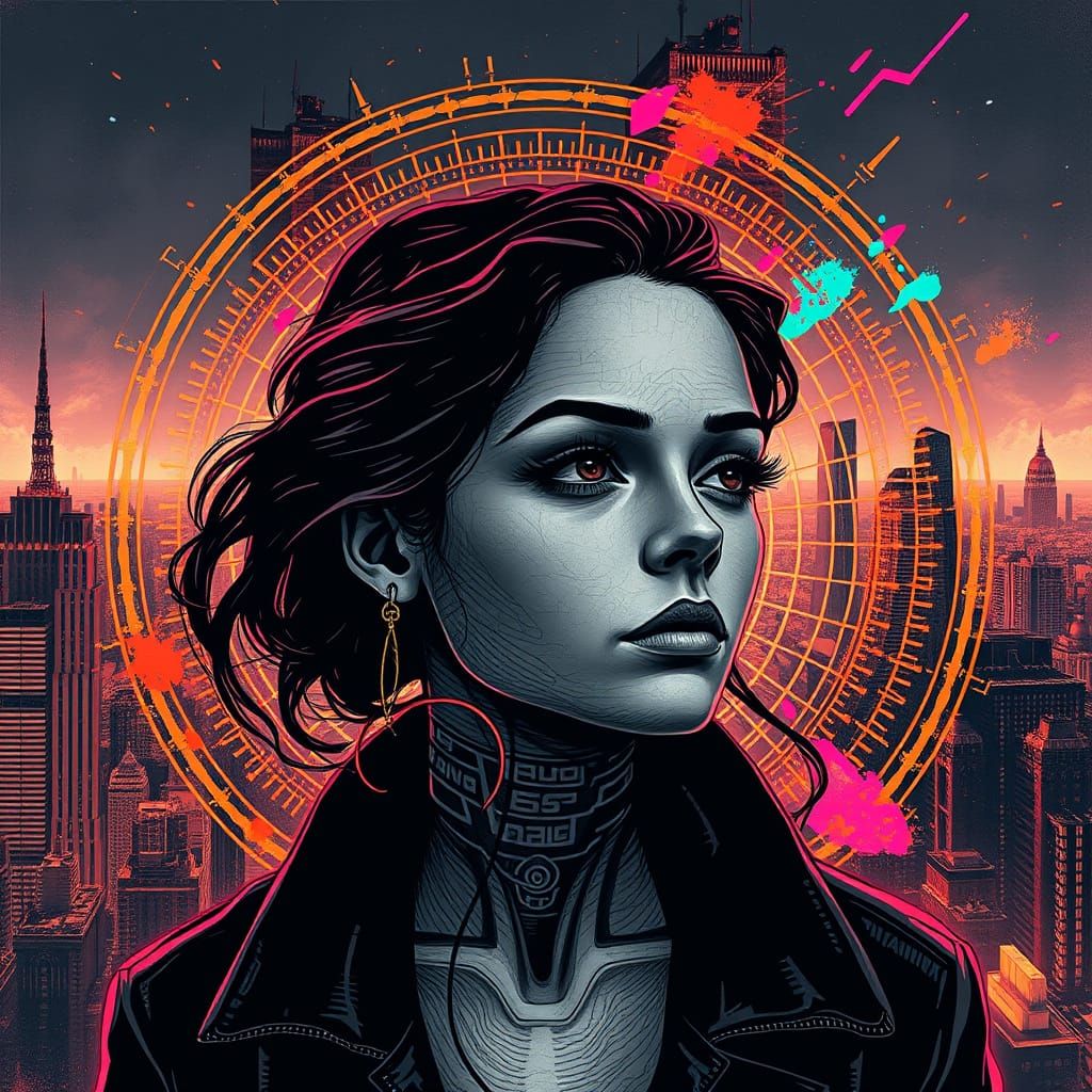 In a high-contrast monochromatic cyberpunk pixel art texture...